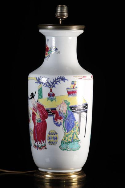 China porcelain vase decorated with 20th...
