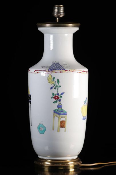 China porcelain vase decorated with 20th...