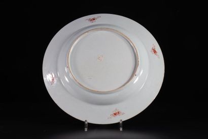 China large porcelain dish late 18th century...