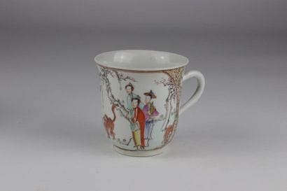 Quien Lang period porcelain cup and saucer,...