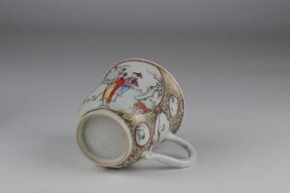 Quien Lang period porcelain cup and saucer,...