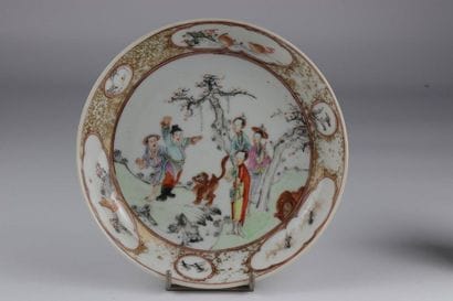 Quien Lang period porcelain cup and saucer,...