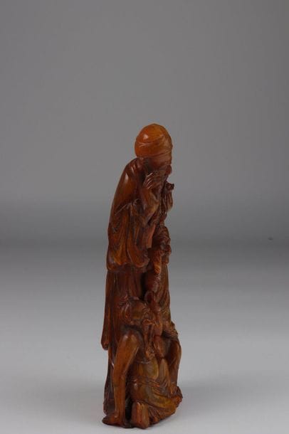 Horn group, 19th century, CHINA
Sizes: h145mm
Weight...