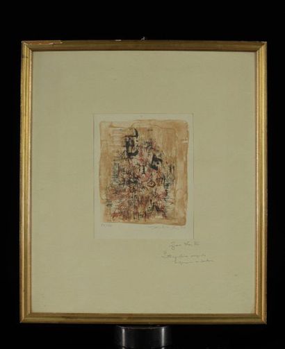 Zao Wou-Ki (1920 - 2013), original lithograph...