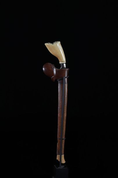 Asia knife with ivory handle and its 19th...