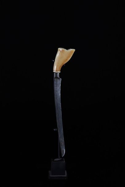 Asia knife with ivory handle and its 19th...