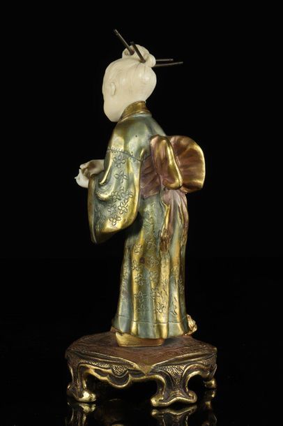 France chryselephantine bronze and ivory...