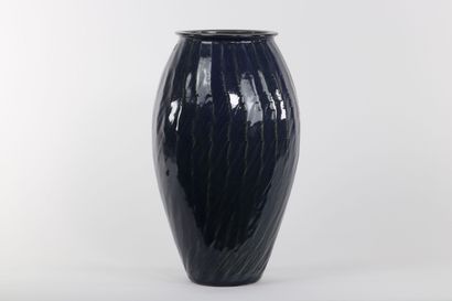 CHARLES HAIR, France, XXe, Grand vase en...
