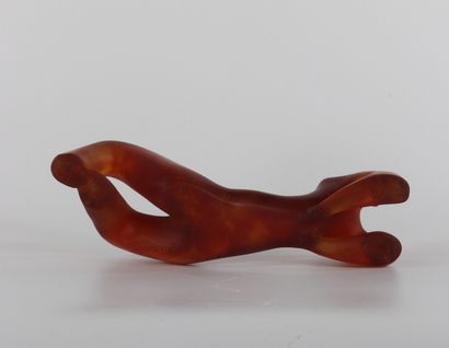 DAUM Sculpture pâte de verre Capo de Feltre...