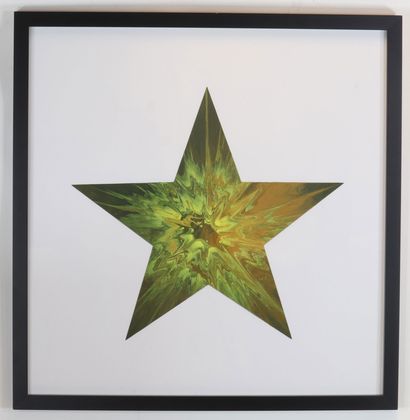 Damien Hisrt - Spin Painting - Étoile, 2009,...