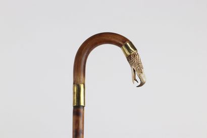 Canne mécanique - canne épée tête d'aigle,...