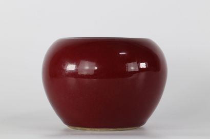 Grand bol en porcelaine de chine sang de...