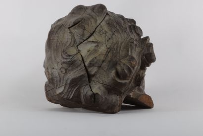 Têtes de Putti en bois sculpté époque Barroque...