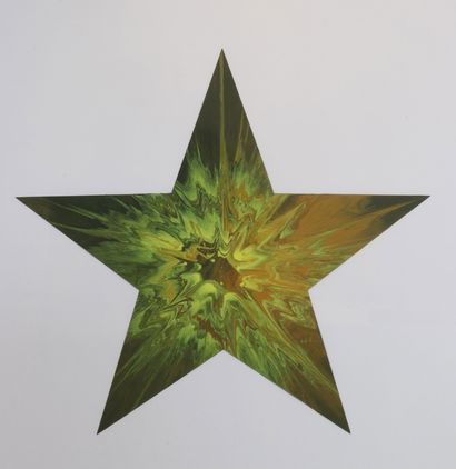 Damien Hisrt - Spin Painting - Étoile, 2009,...