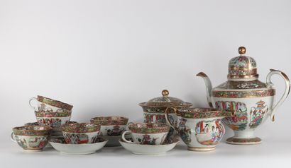 Service en porcelaine de chine Canton 19ème
Région:...