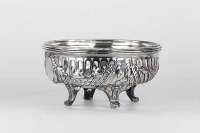 Lot de 3 coupes en argent de style Louis...