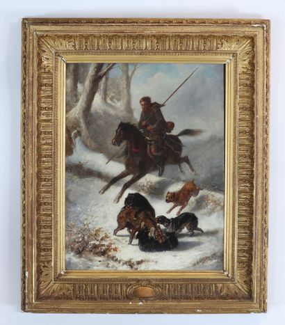 Edouard DE LATOUR (1816/17-1863) huile sur...