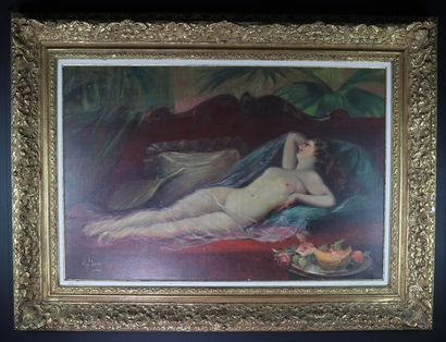 Huile sur toile signée Leroy 