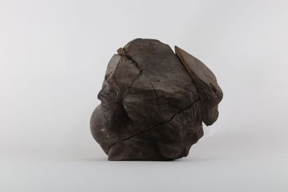 Têtes de Putti en bois sculpté époque Barroque...