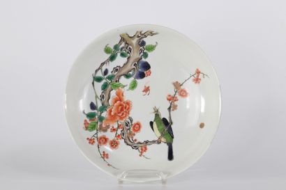 Assiette en porcelaine de chine Kangxi à...