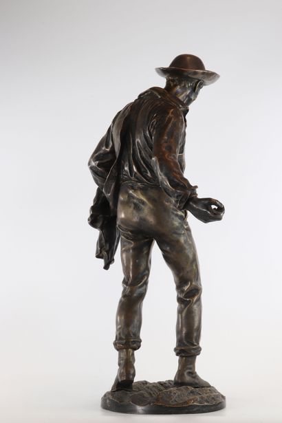 Bronze le semeur marque orfèvrerie Boulenger
Dimensions:...