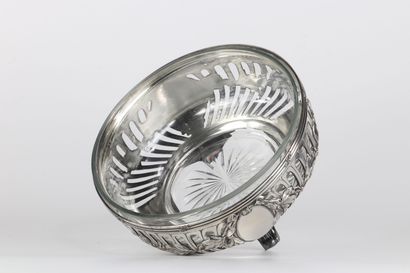 Lot de 3 coupes en argent de style Louis...