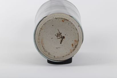CHARLES HAIR, France, XXe Vase tubulaire...