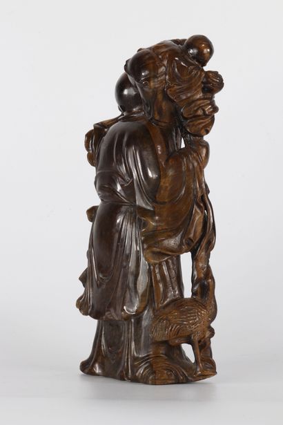Sculpture en œil de tigre chine époque Qing
Région:...