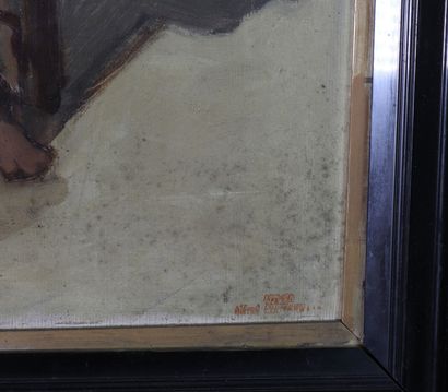 Peinture HST signée Alfred Cluysenaar (1837-1902)...