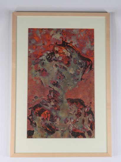 Arthur UNGER (1932), oeuvre sur feuille de...