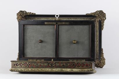 Boîte à thé marqueterie BOULE, époque Napoléon...