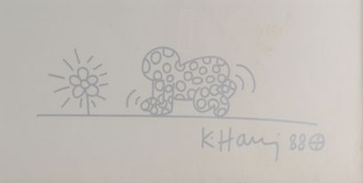 Keith Haring - « Baby », dessin au feutre...