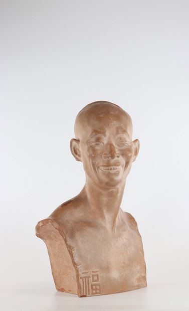 Jean MICH (1871-1932) sculpture en terre...