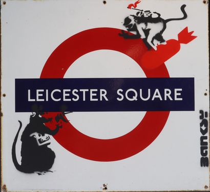Banksy, Radar rat and bomb monkey, Leicester...