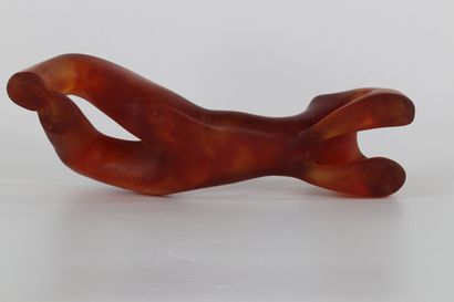 DAUM Sculpture pâte de verre Capo de Feltre...