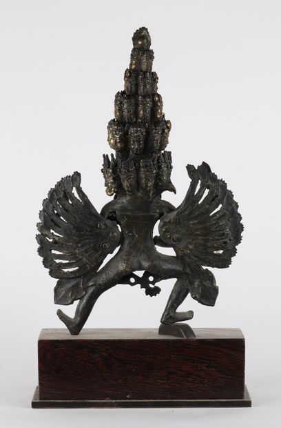 Bronze doré Tibétain Chakrasamvara 18ème
Dimensions:...