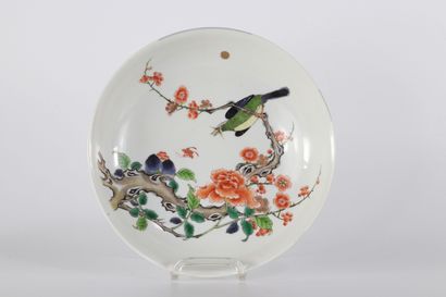Assiette en porcelaine de chine Kangxi à...