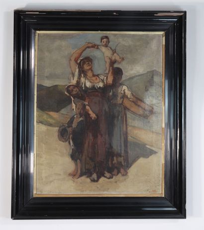 Peinture HST signée Alfred Cluysenaar (1837-1902)...