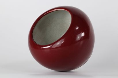 Grand bol en porcelaine de chine sang de...