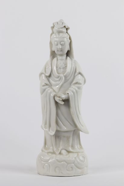 Blanc de chine Guanine époque Qing
Région:...
