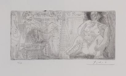 Pablo Picasso lithographie « l’artiste dans...