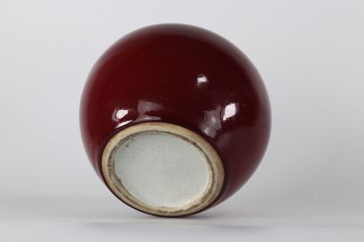 Grand bol en porcelaine de chine sang de...