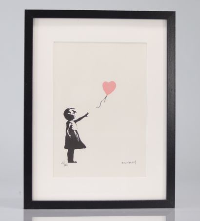 BANKSY (né en 1974), d'après Girl with pink...