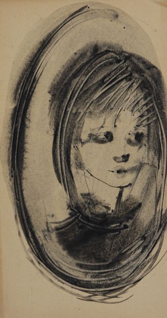 Leonor FINI (1907-1996) aquarelle 