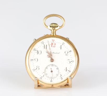 Montre à gousset en or jaune (18k) et (68.6gr)
Poids:...