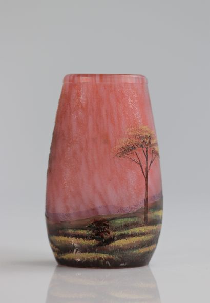 Lamartine vase, c1910 Legras & Cie., Saint-Denis,...