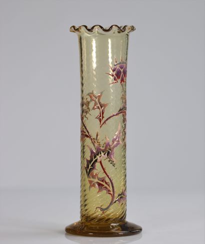 Vase cristallerie de vallerysthal 