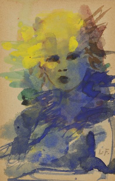 Leonor FINI (1907-1996) aquarelle 