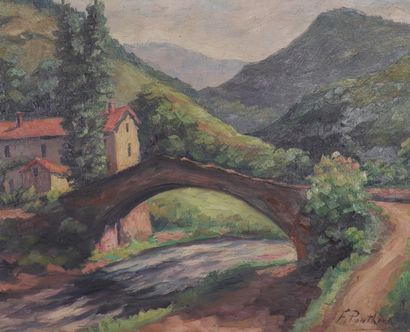 Fernand PONTHIER (1885-1952) huile 