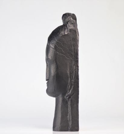 Amedeo Modigliani. « Tête de femme » Bronze...